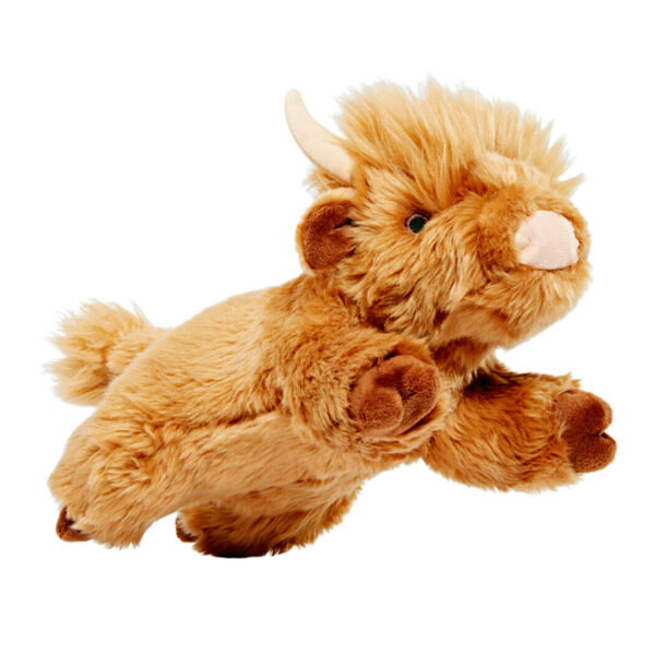 Fluff & Tuff Shaggy The Highland Cow Durable Plush Dog Toy (Medium)