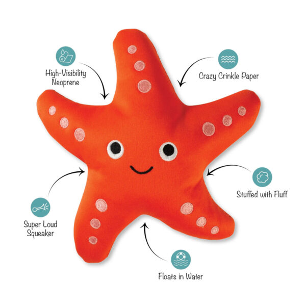 Petshop Shelly Starfish Floating Dog Toy