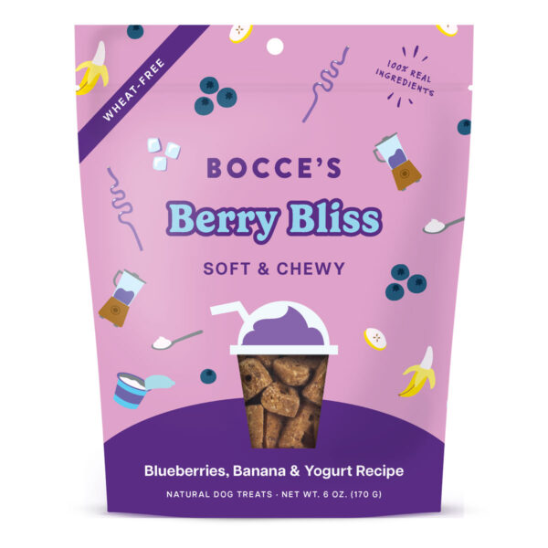 Bocce's Bakery Berry Bliss Smoothie Soft & Chewy Dog Treats