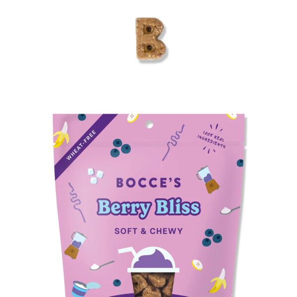 Bocce's Bakery Berry Bliss Smoothie Soft & Chewy Dog Treats