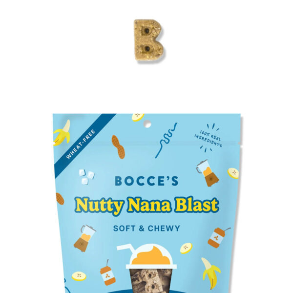 Bocce's Bakery Nutty Nana Blast Shake Soft & Chewy Dog Treats