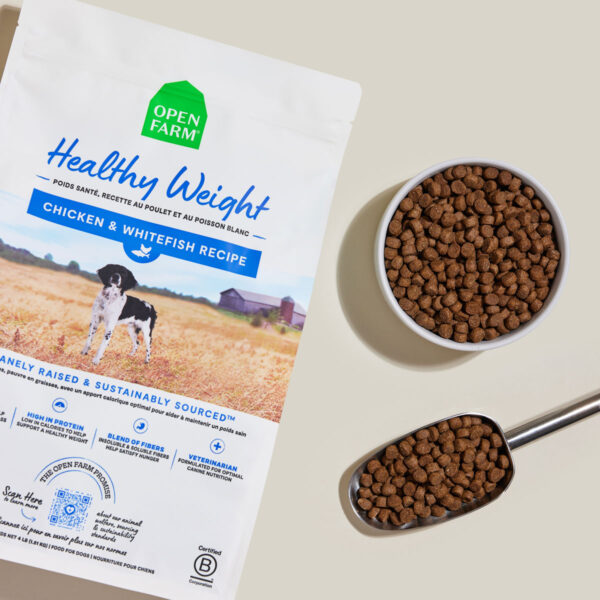 Open Farm Tailored Needs Healthy Weight Chicken & Whitefish Recipe Dog Kibble