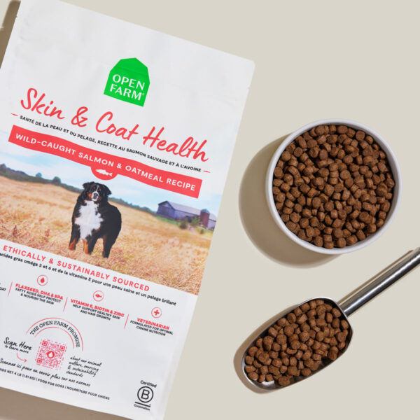 Open Farm Tailored Needs Skin & Coat Health Wild-Caught Salmon & Oatmeal Recipe Dog Kibble