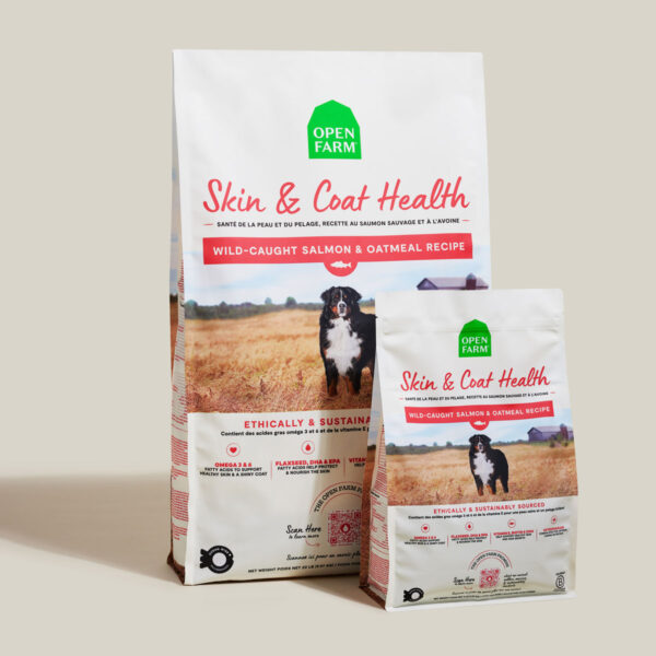 Open Farm Tailored Needs Skin & Coat Health Wild-Caught Salmon & Oatmeal Recipe Dog Kibble