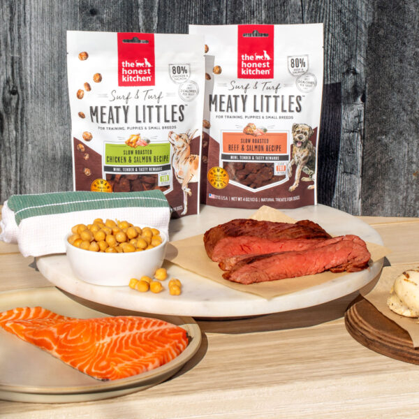 The Honest Kitchen Meaty Littles Surf & Turf Beef & Salmon Recipe Dog Treats - Image 4