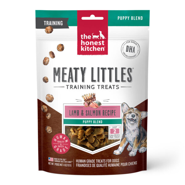 The Honest Kitchen Meaty Littles Surf & Turf Lamb & Salmon Recipe Puppy Treats