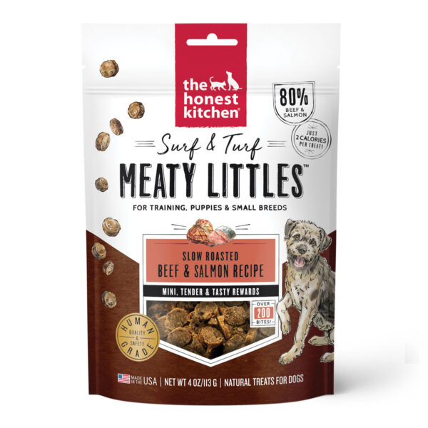The Honest Kitchen Meaty Littles Surf & Turf Beef & Salmon Recipe Dog Treats