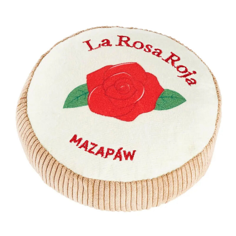 ZippyPaws Squeakie Pattiez La Rosa Roja Mazapaw Plush Dog Toy